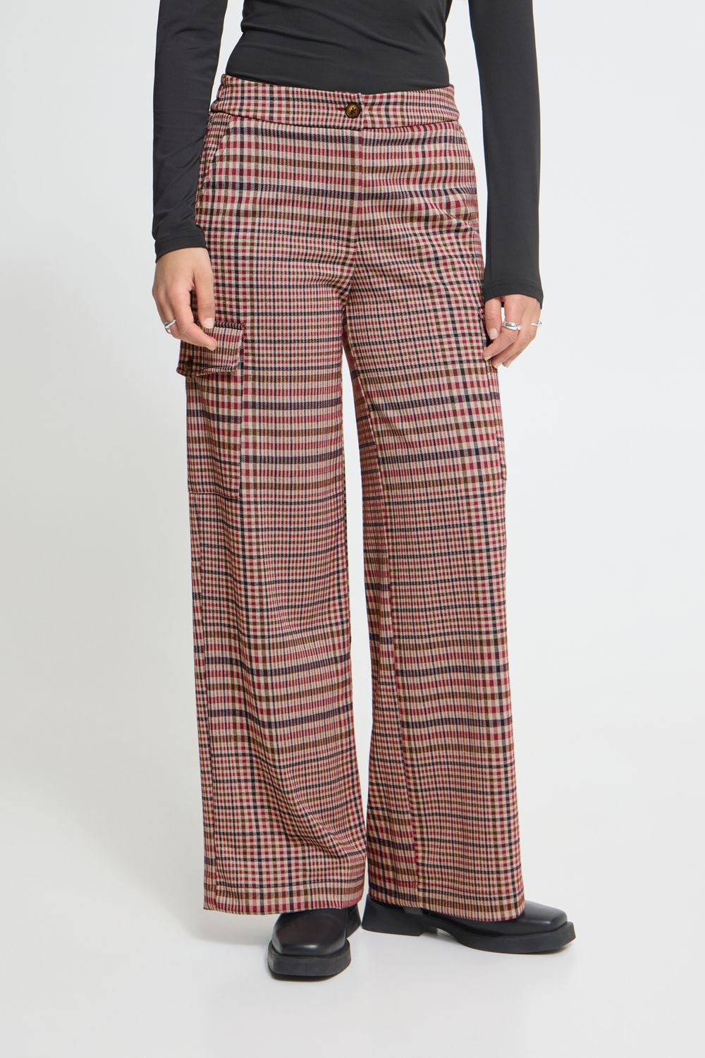 Kate Checkit Trousers in Big Check