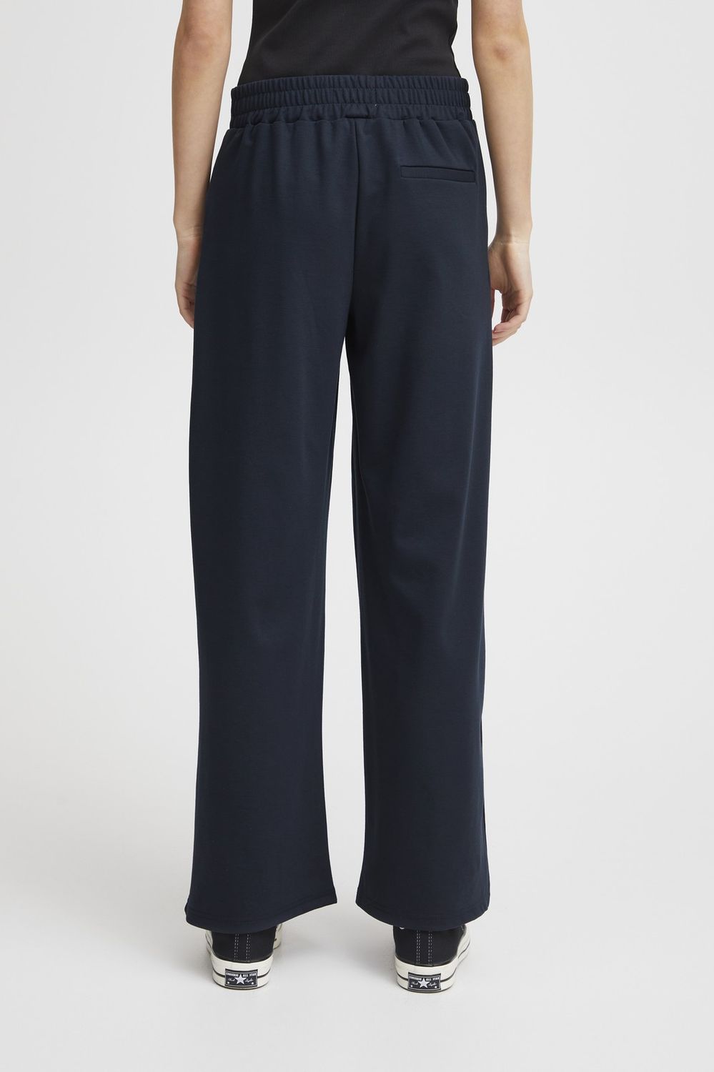 Kate Sus Long Wide Trousers in Total Eclipse