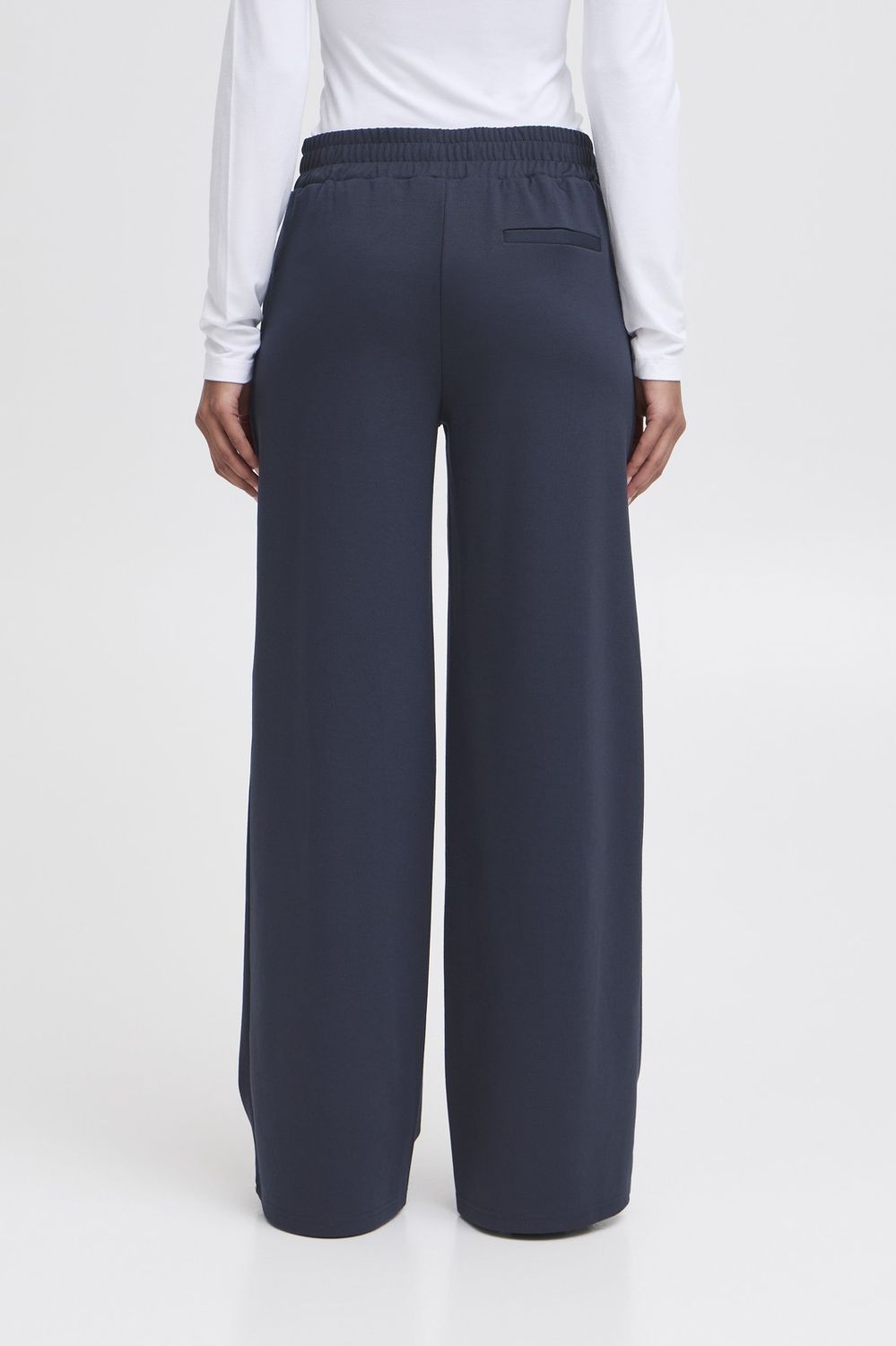 Kate Sus Long Wide Trousers in Total Eclipse