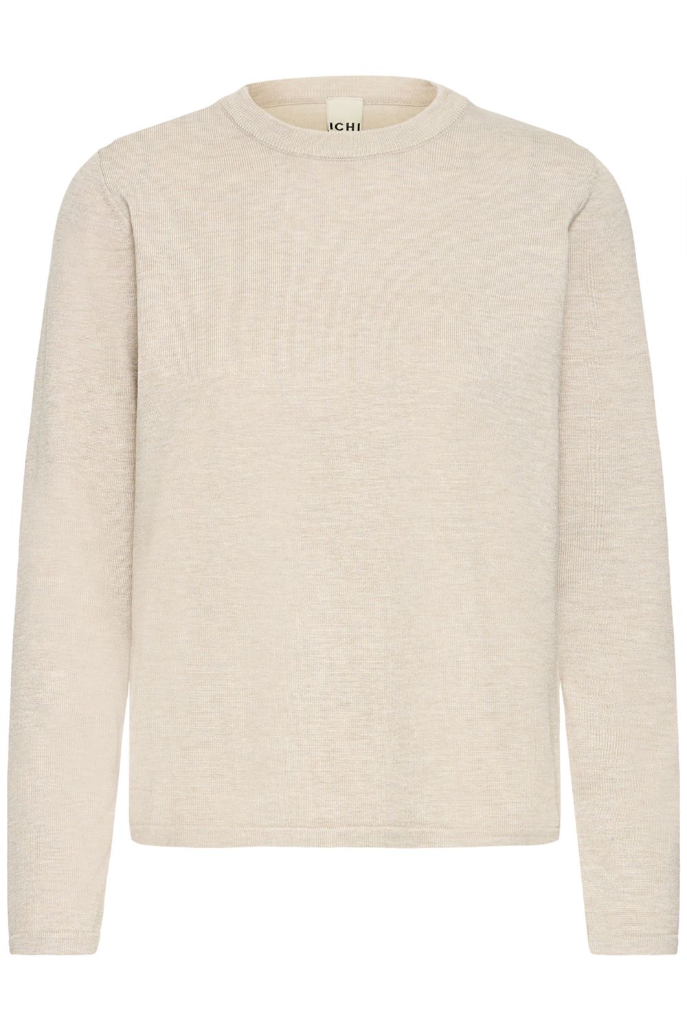 Luls O-Neck Pullover in Oatmeal Melange