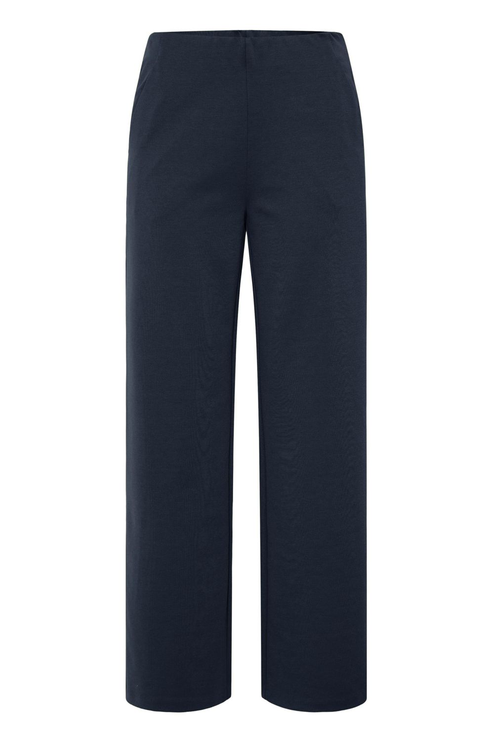 Kate Wide Trousers with Pockets in Total Eclipse