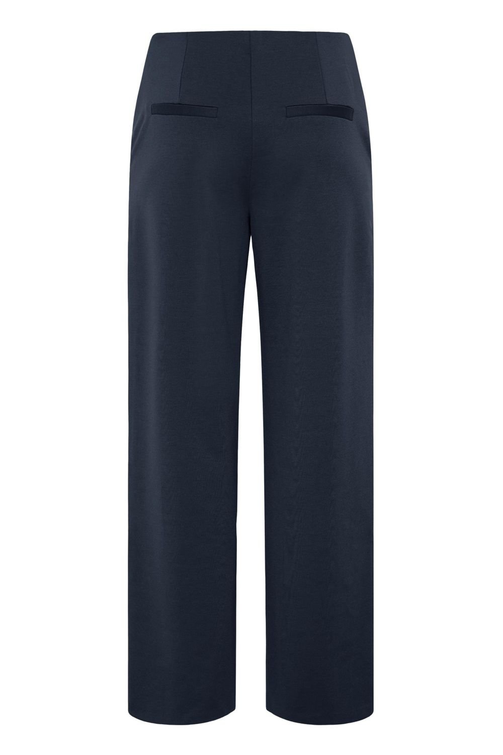 Kate Wide Trousers with Pockets in Total Eclipse