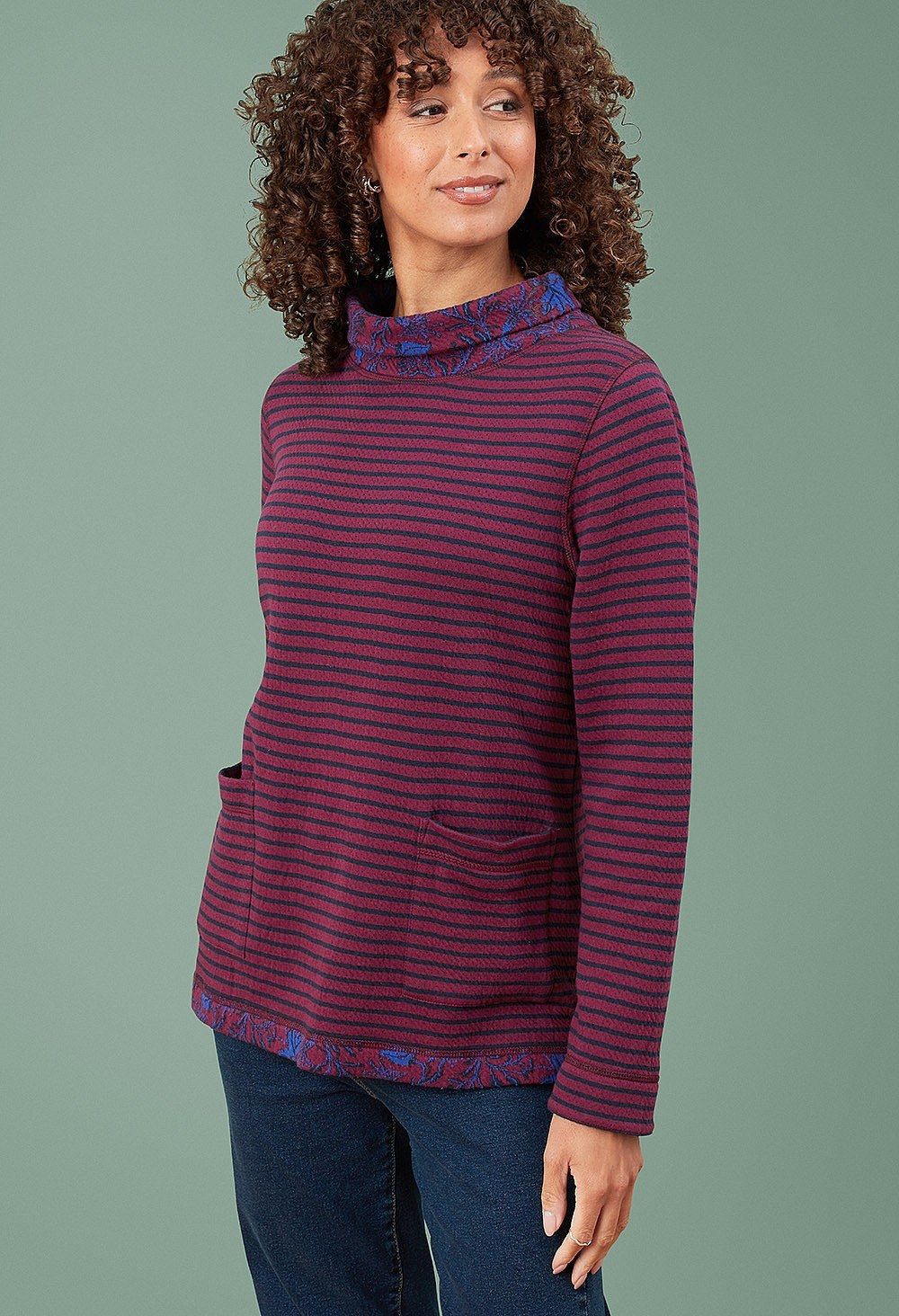 Bhavi Reversible Top Climb Flor in Multicolour