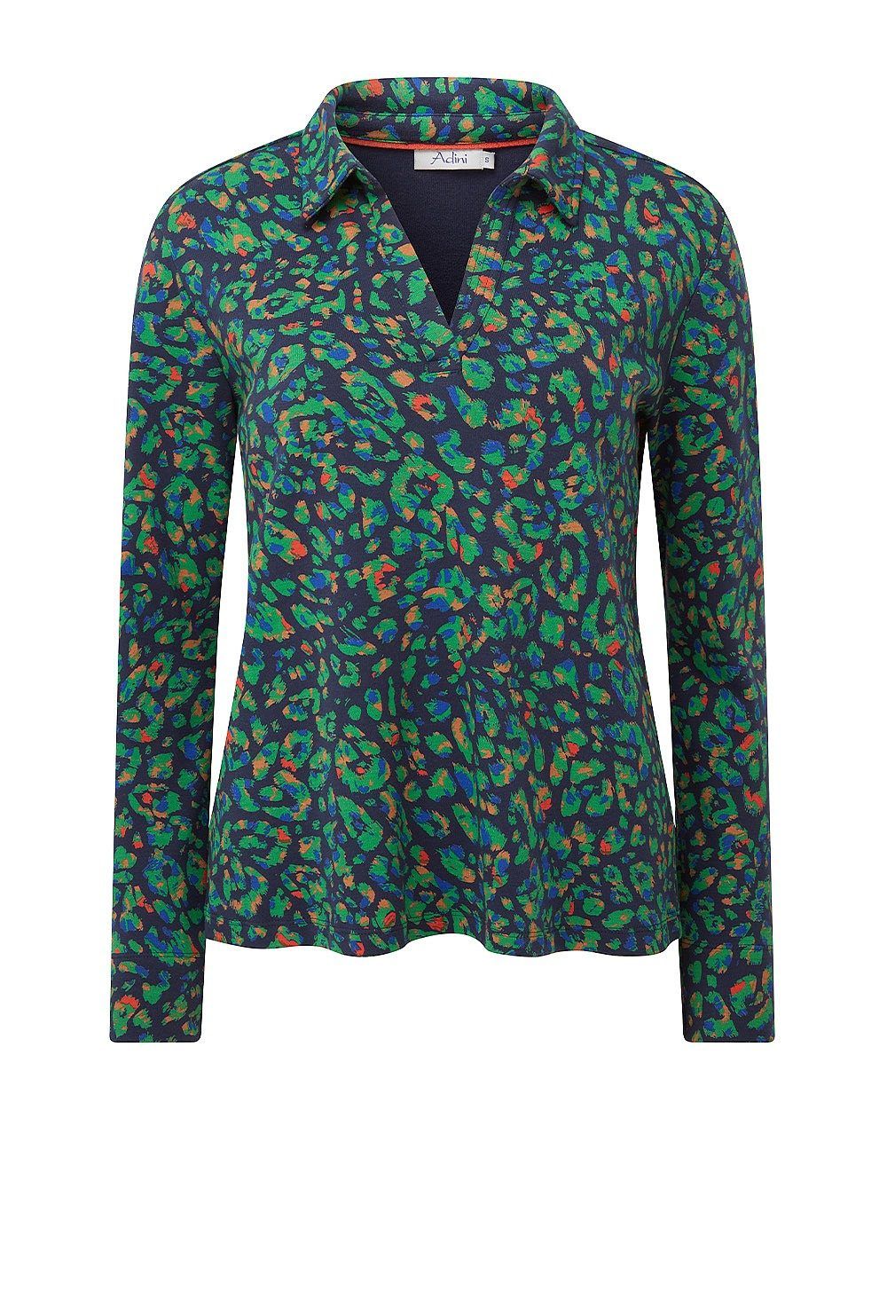 Cassia Top Brushed Leo in Multicolour