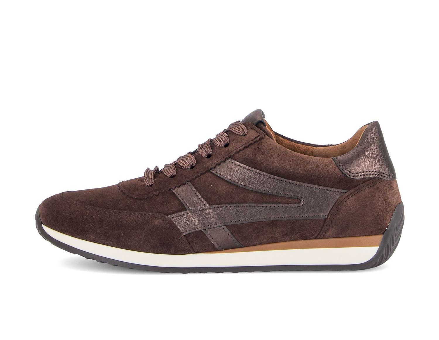 Ingrid Suede Sneaker in Brown