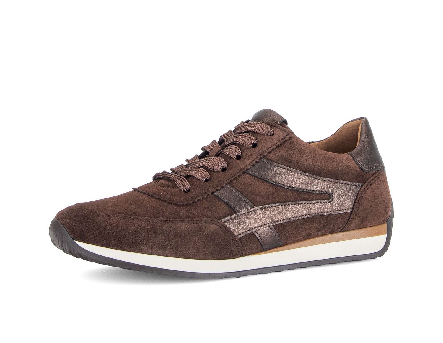 Ingrid Suede Sneaker in Brown