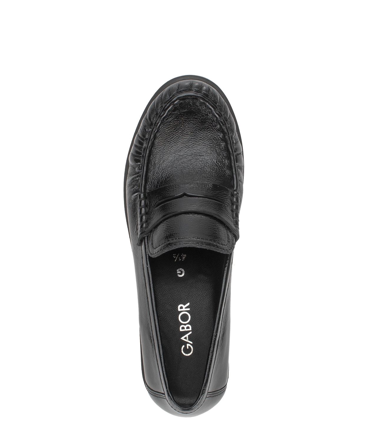 Emma Leather Loafer in Black
