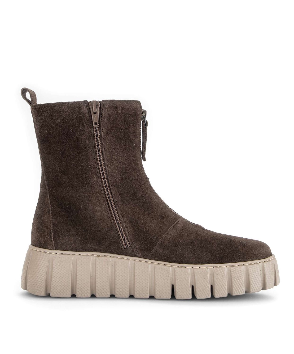 Daisy Suede Ankle Boots in Brown