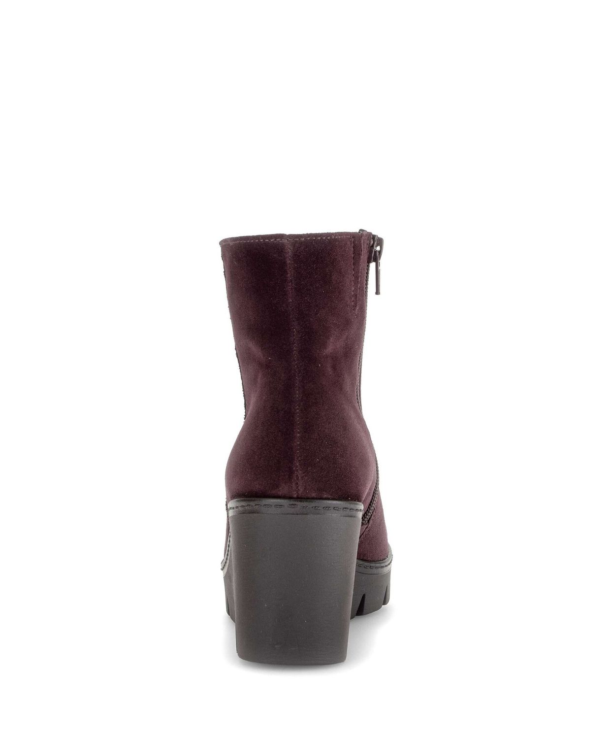 Paige Wedge Ankle Boots in Red