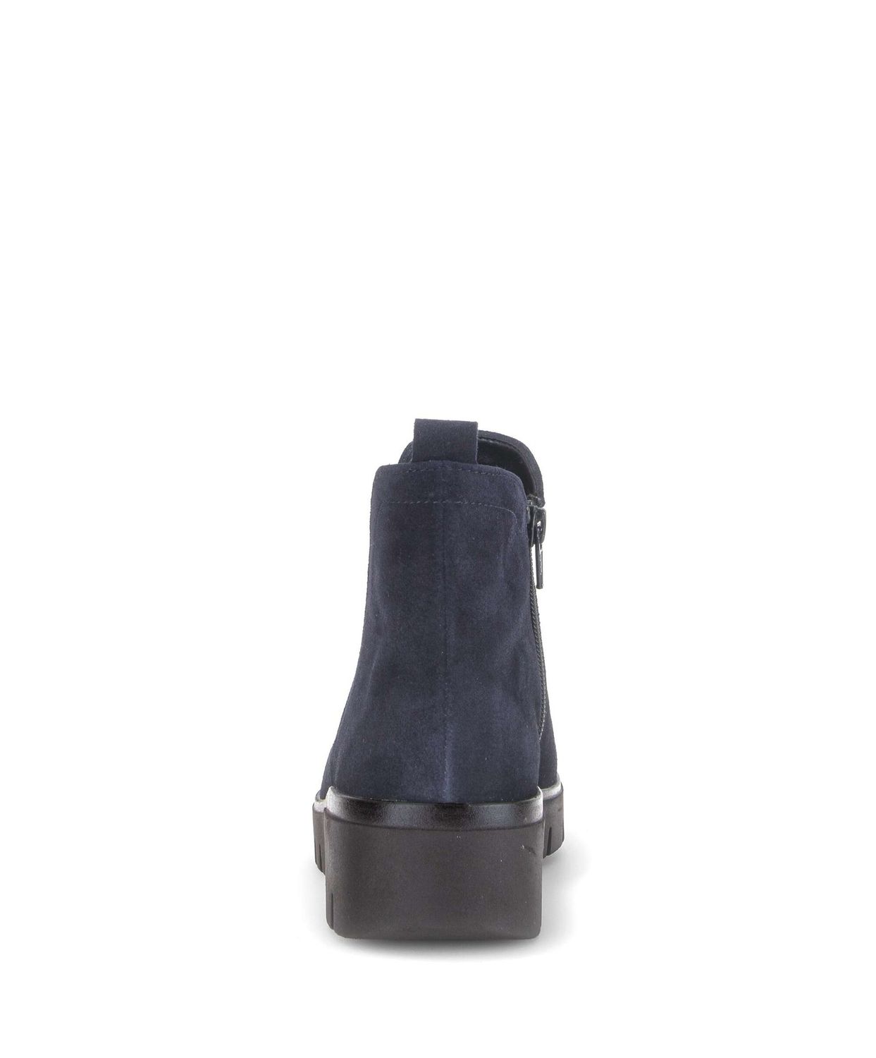 Evie Suede Ankle Boots in Navy