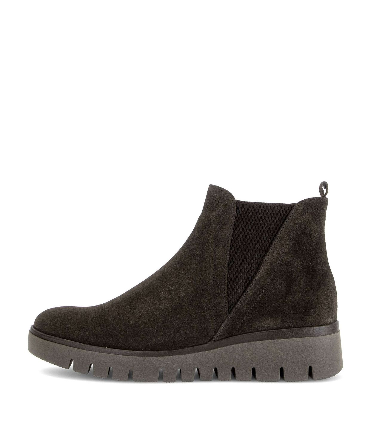 Maisie Suede Ankle Boots in Brown