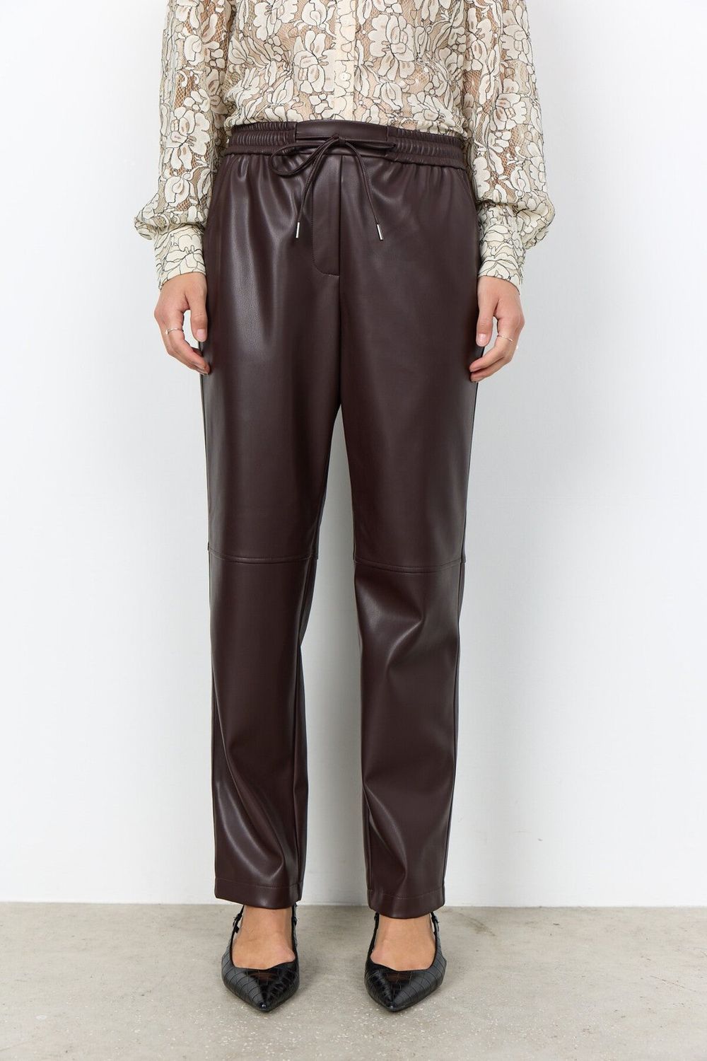 Beckie Pants in Chocolate Plum
