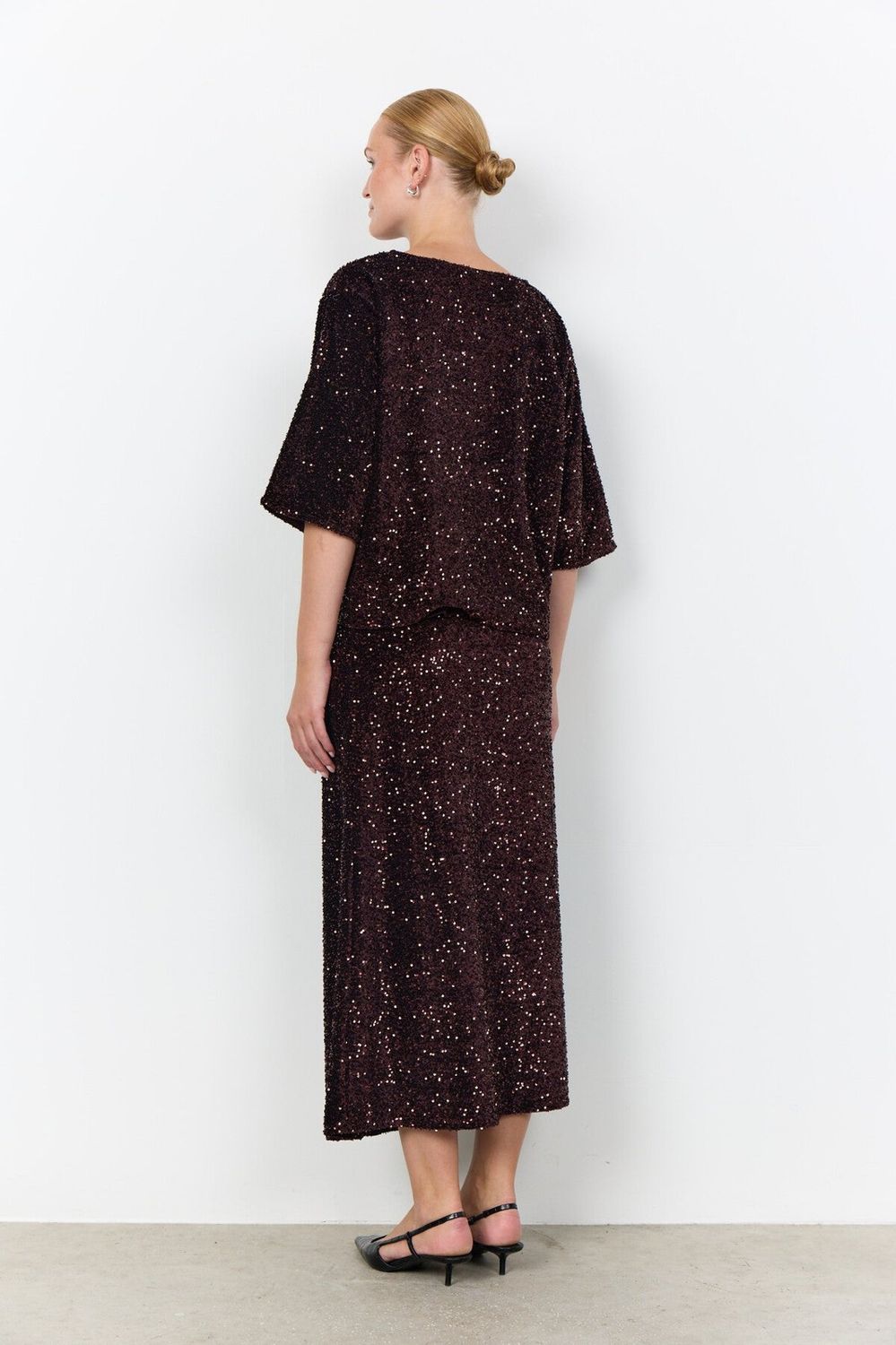 Jasleen Blouse in Chocolate Plum