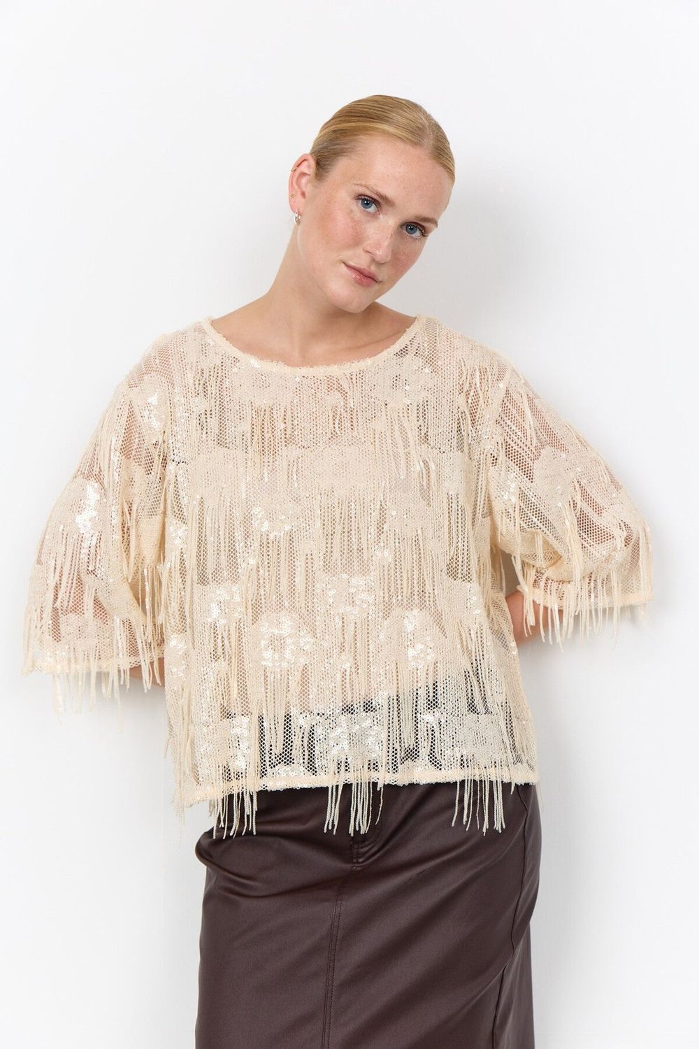 Jenda T-Shirt in Cream