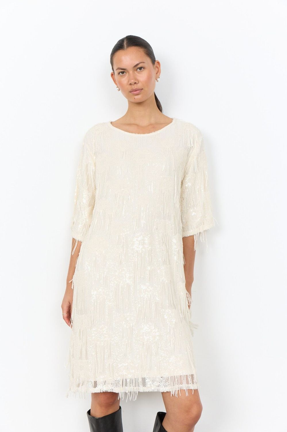 Jenda Dress in Cream