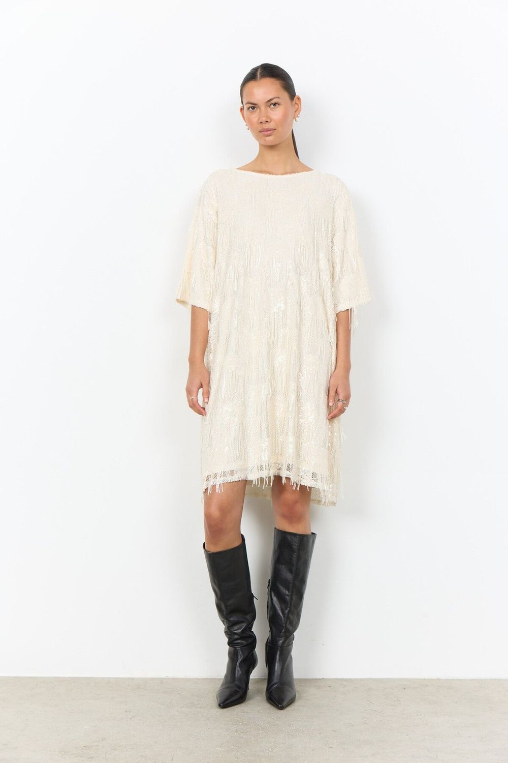 Jenda Dress in Cream