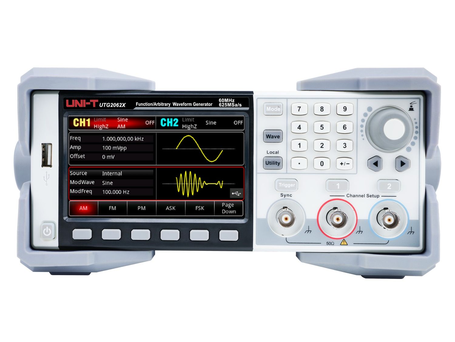 UTG2062X 60MHz 2Ch Advanced-Series Arbitrary Waveform Generator