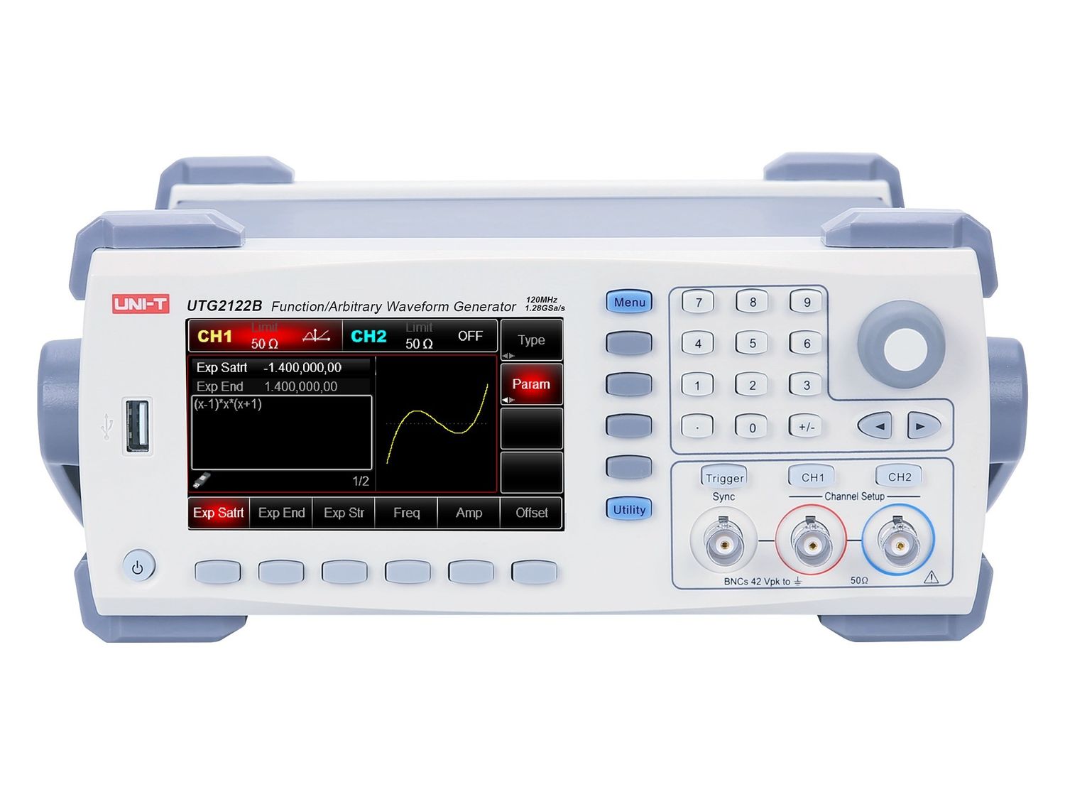 UTG2122B 120MHz 2Ch Advanced-Series Arbitrary Waveform Generator