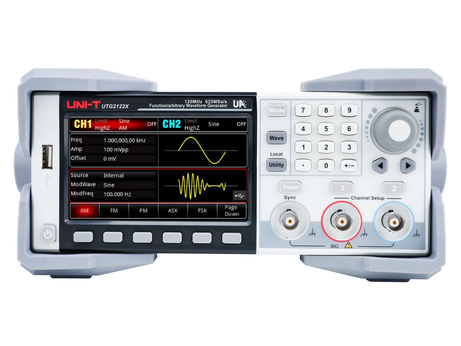 UTG2122X 120MHz 2Ch Advanced-Series Arbitrary Waveform Generator