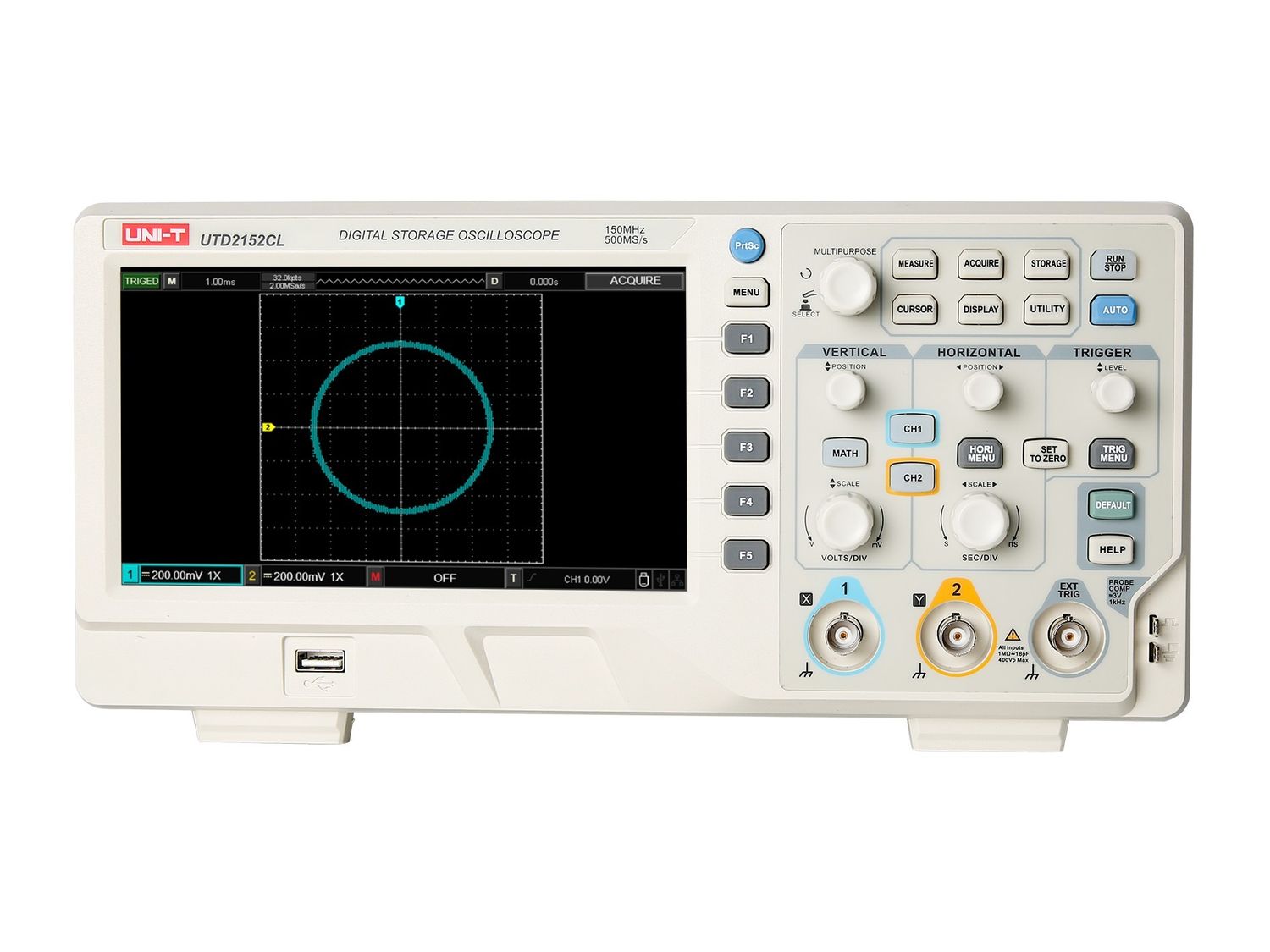 UTD2152CL 150MHz 2Ch Digital Storage Oscilloscope