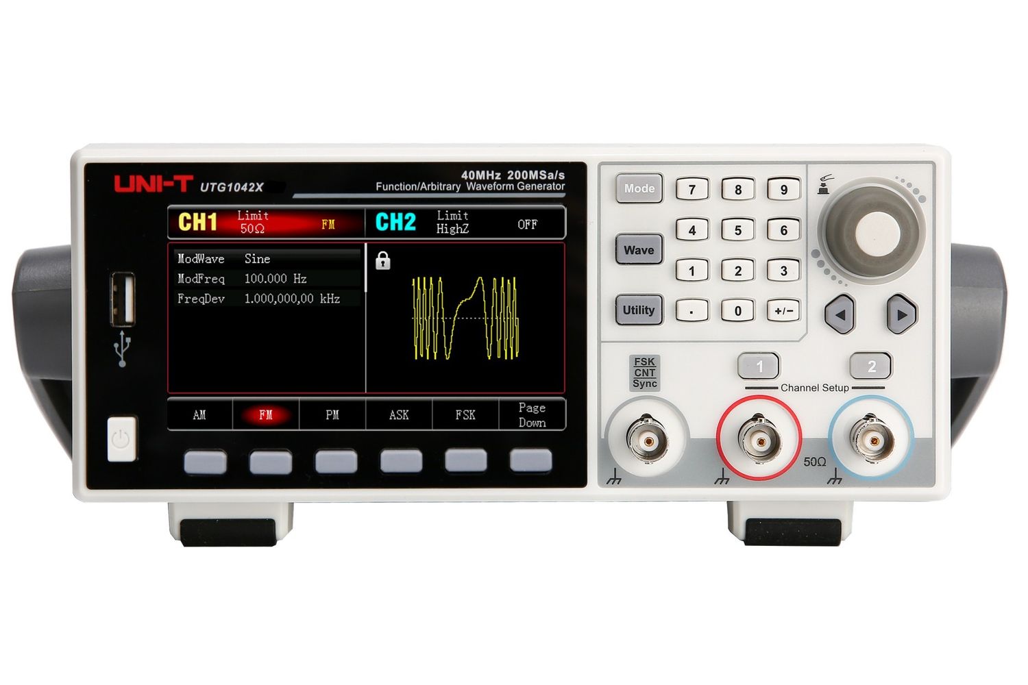 UTG1042X 40MHz 2Ch Essential-Series Arbitrary Waveform Generator