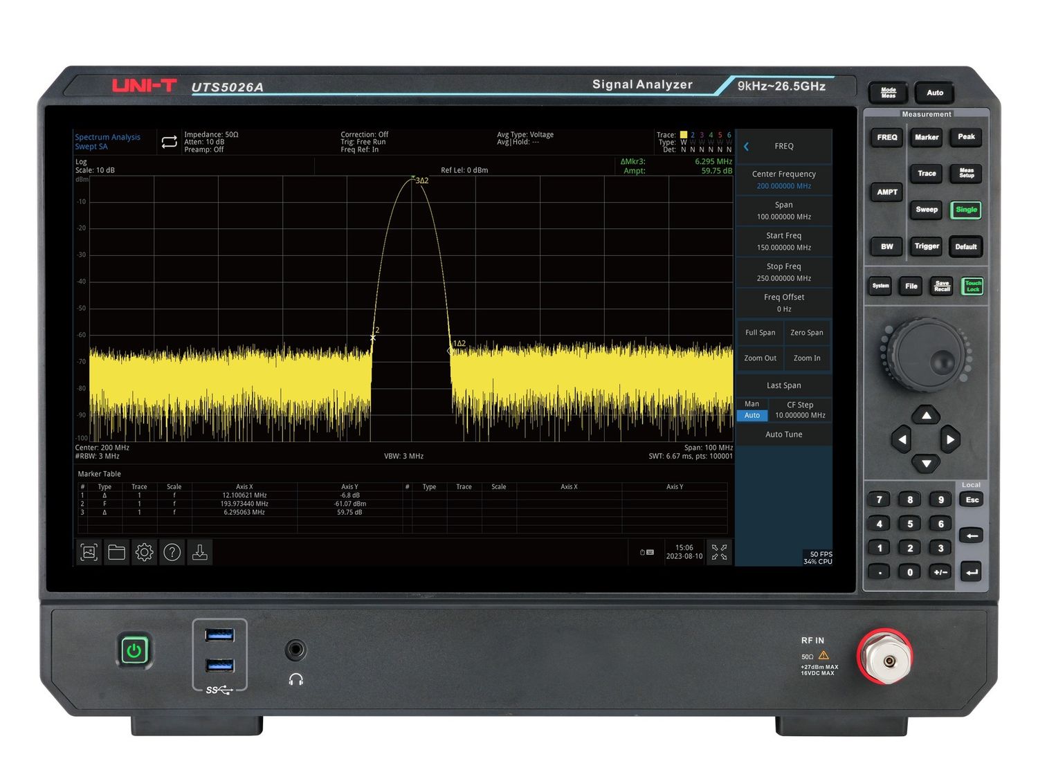 UTS5026A 26.5GHz Performance-Series Signal Analyzer
