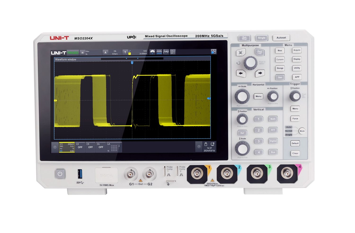 MSO2204X 200MHz 4Ch Mixed Signal Oscilloscope - FREE ULTIMATE Bundle ends 03/31/26