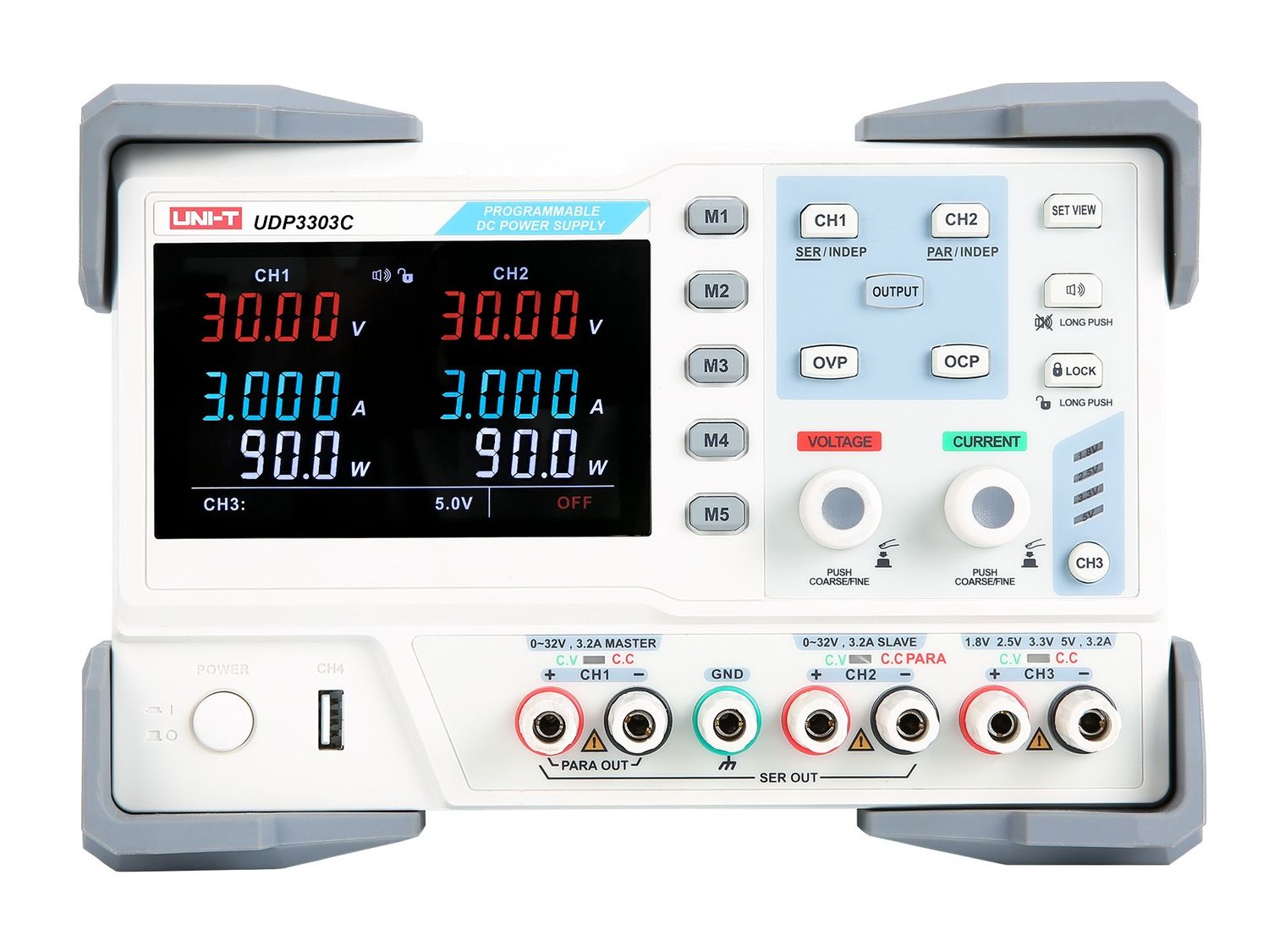 UDP3303C 3Ch 195W Classic-Series Programmable Linear DC Power Supply