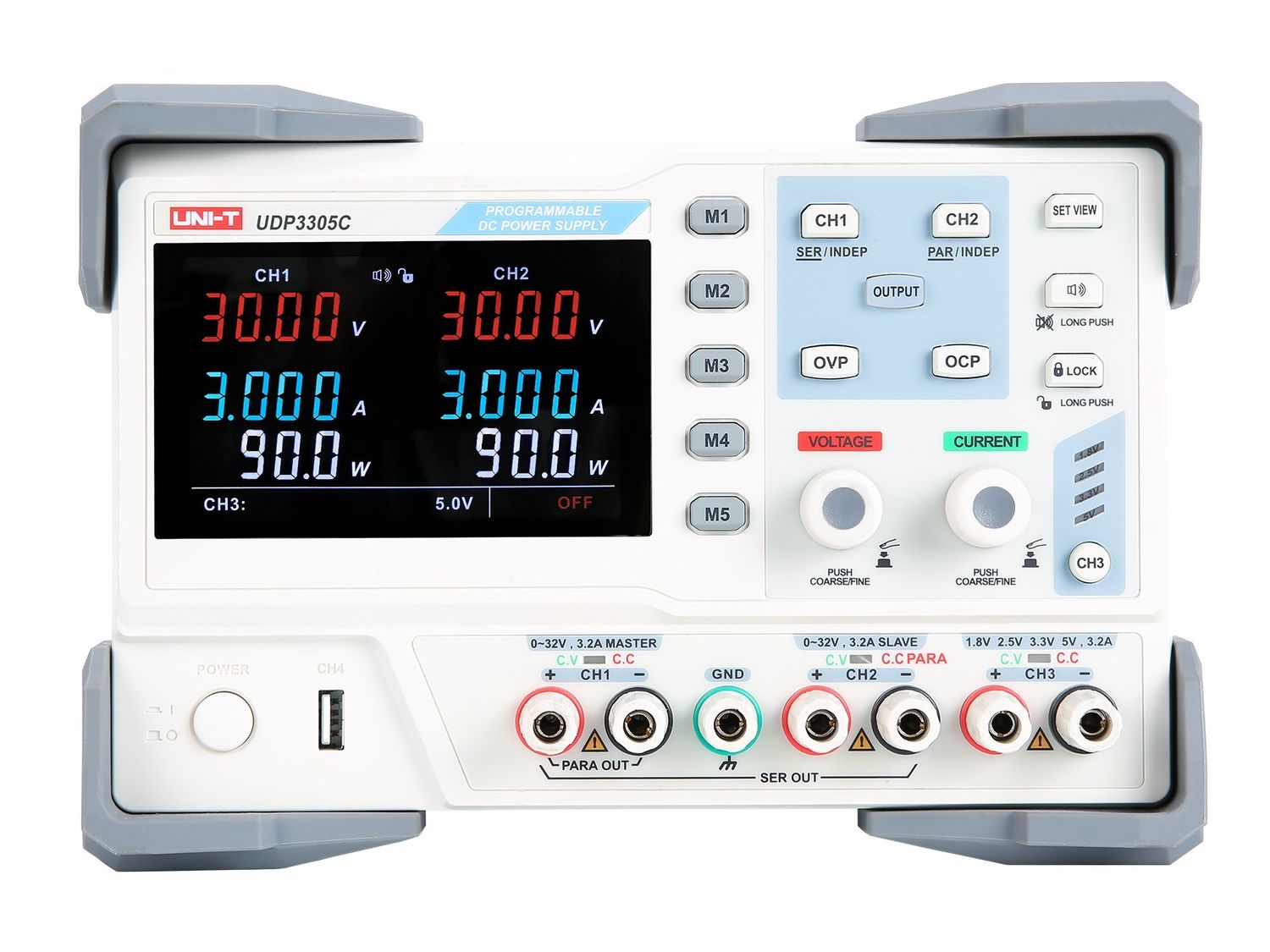 UDP3305C 3Ch 315W Advanced-Series Programmable Linear DC Power Supply
