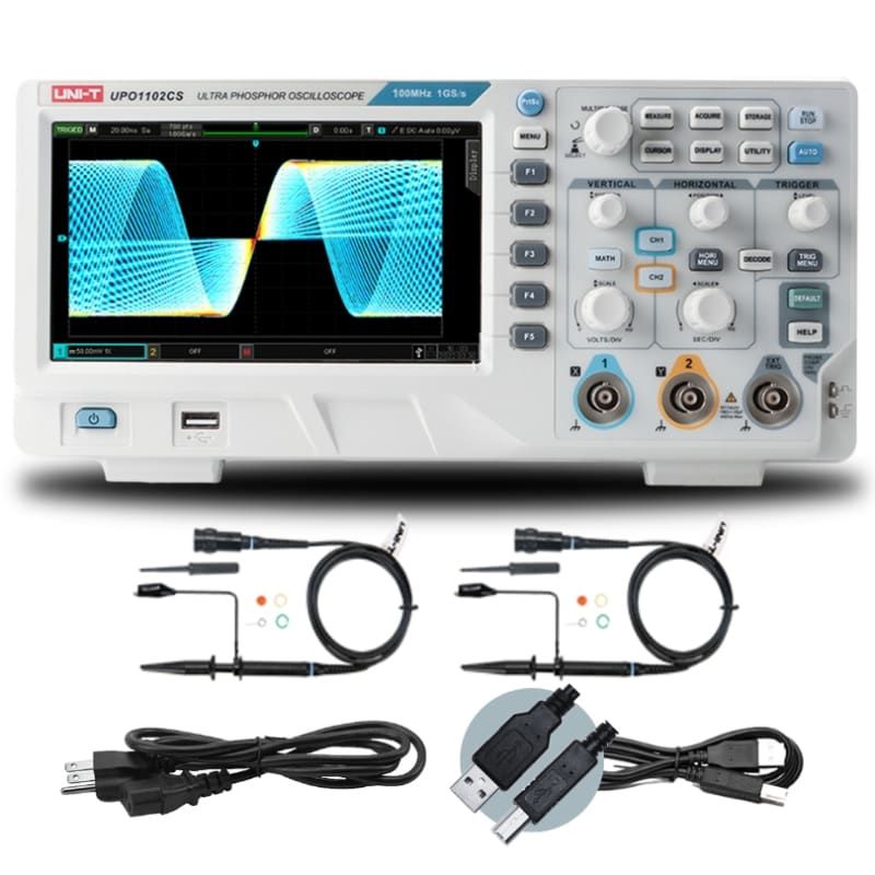 UPO1102CS 100 MHz 2Ch Digital Storage Oscilloscope UPO1102CS