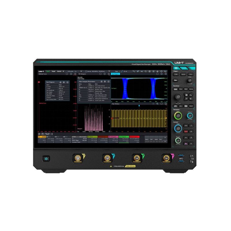 MSO8804HD Lab-Grade 8 GHz 4Ch 12-Bit Mixed Signal Oscilloscope MSO8804HD