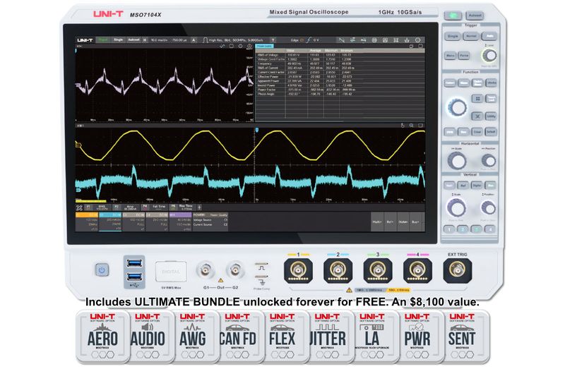 MSO7104X 1 GHz 4Ch Nine-in-One Oscilloscope MSO7104X