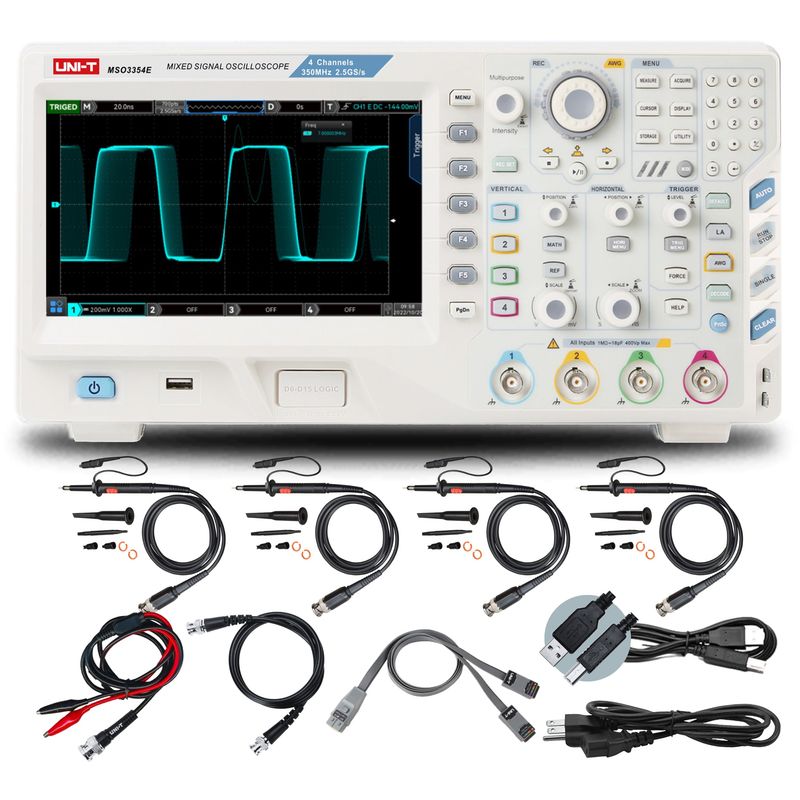 MSO3354E-S 350 MHz 4+16Ch Mixed Signal Oscilloscope with Signal Generator MSO3354E-S