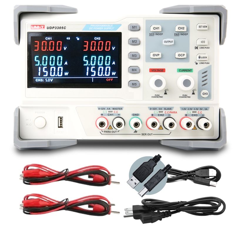 UDP3305C 3Ch 315W 30V/5A Programmable Linear DC Power Supply UDP3305C