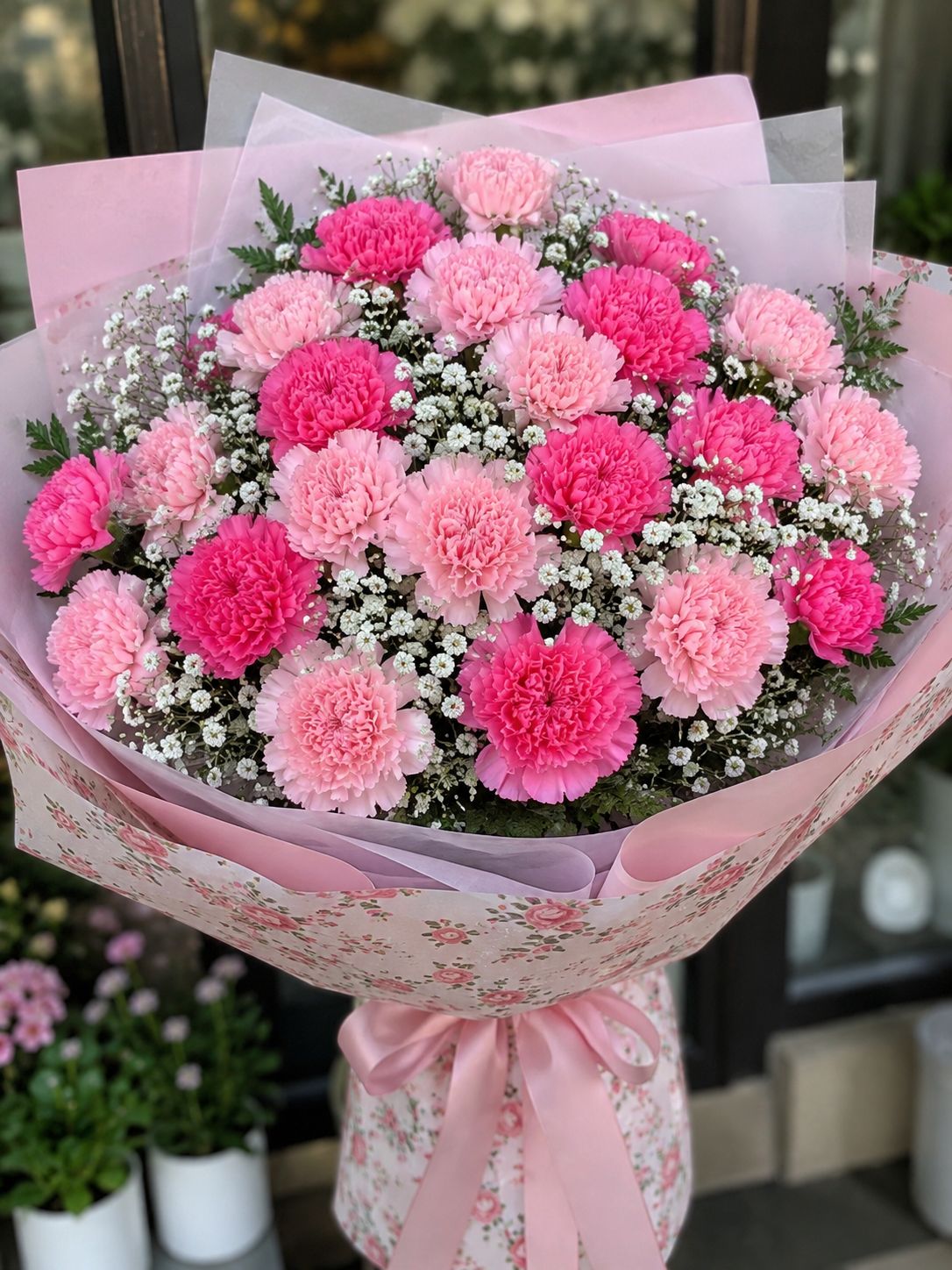 24 Carnations Wrap