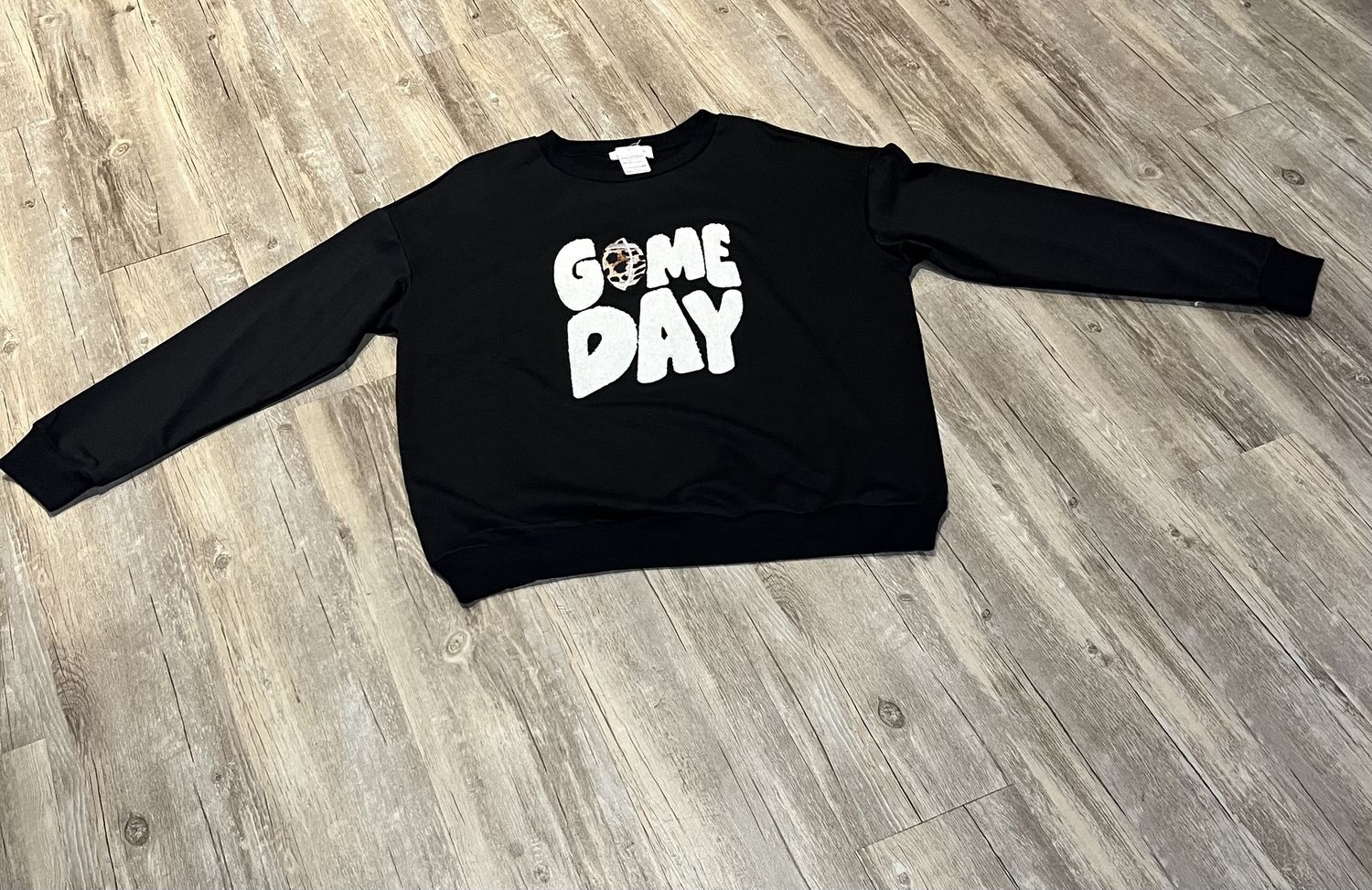 Black Game Day Sweatshirt S