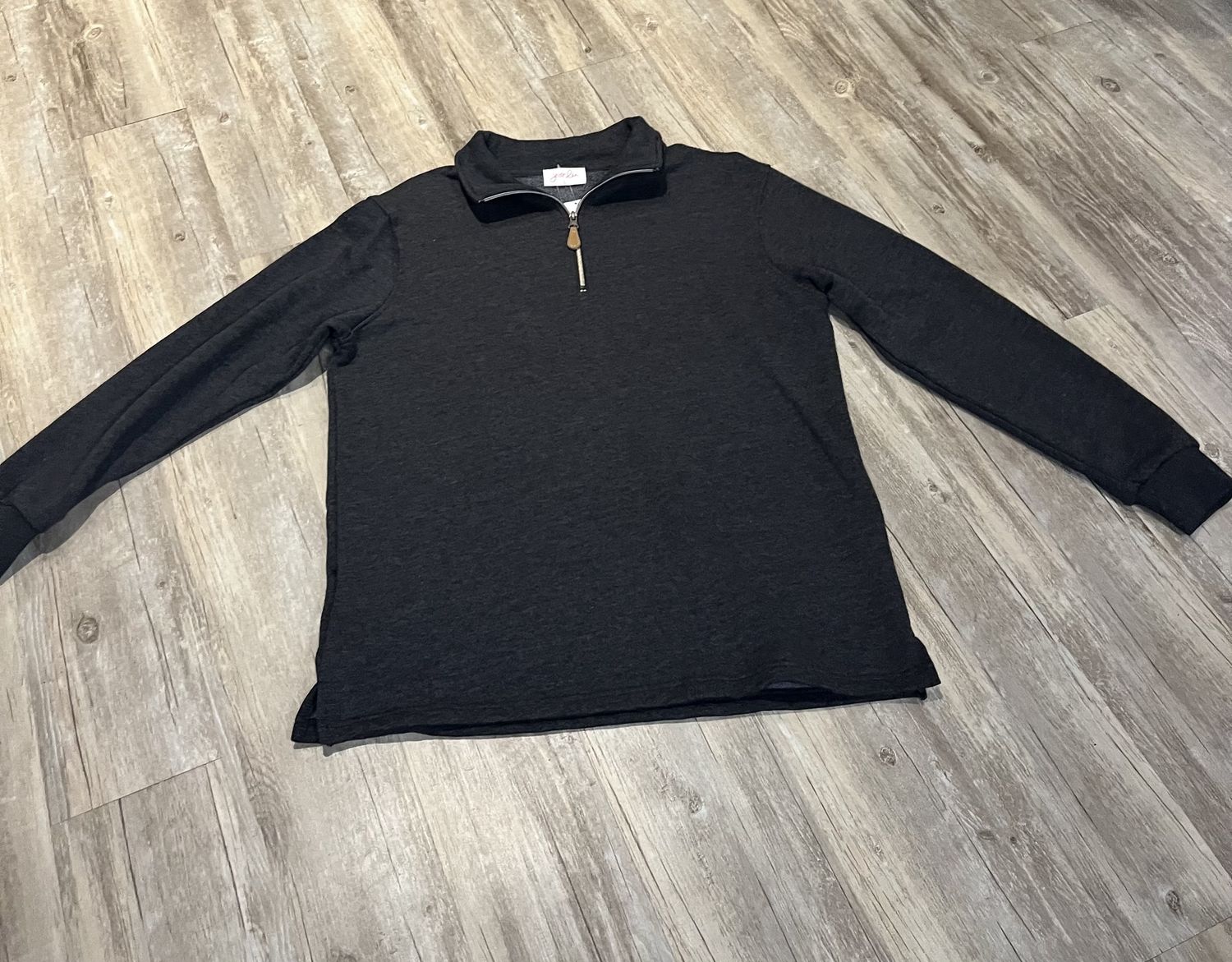 Black Quarter Zip Size XL