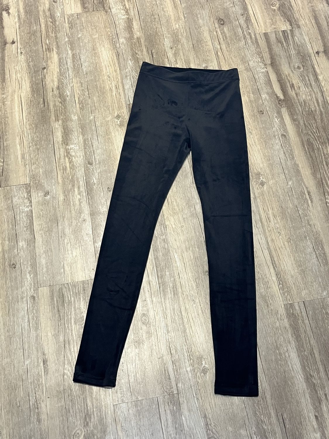 Black Velvet Leggings