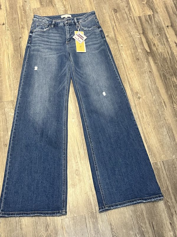 TC High rise wide leg jeans