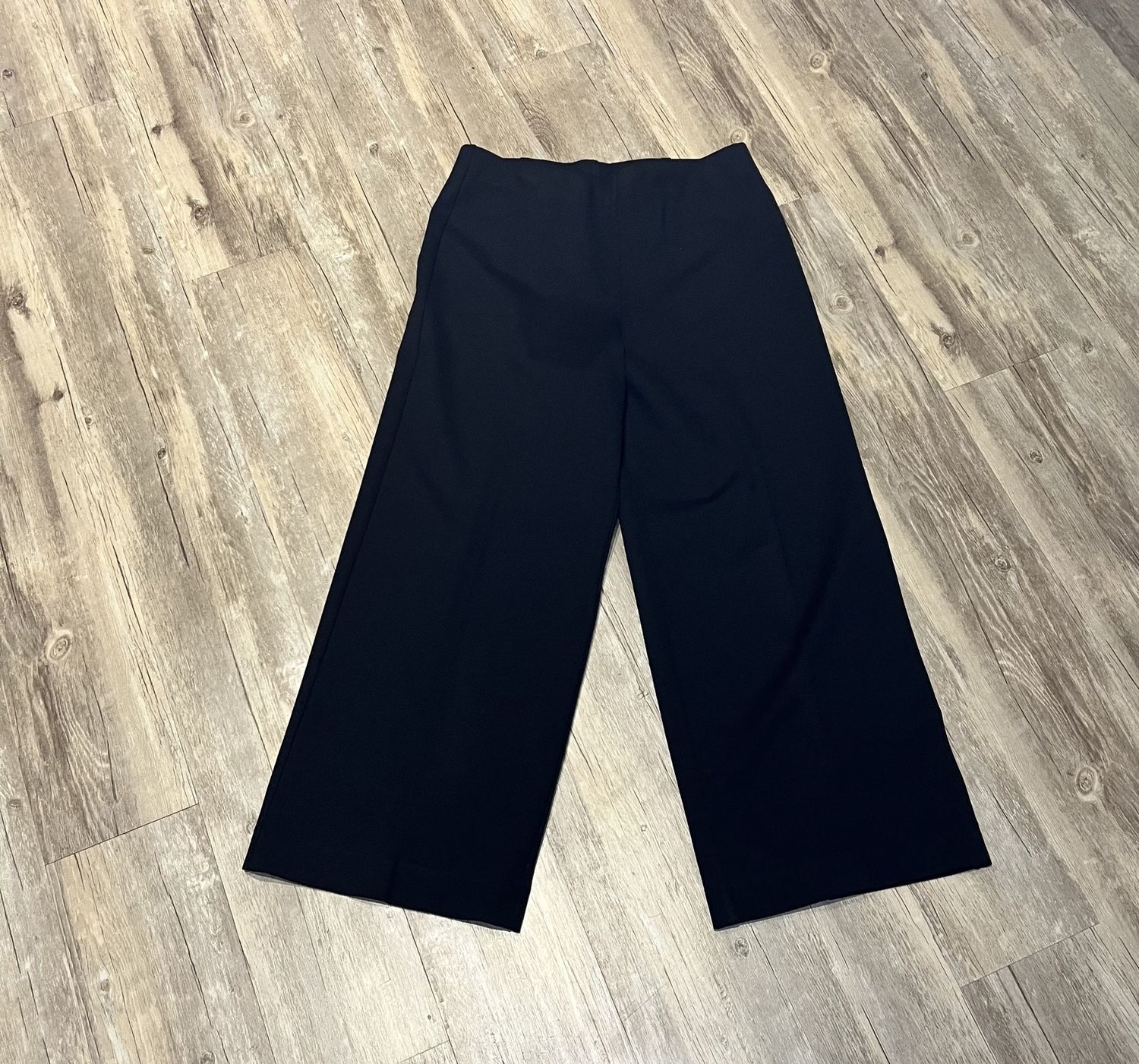 Elastic No Waist Wide Leg Crop 4