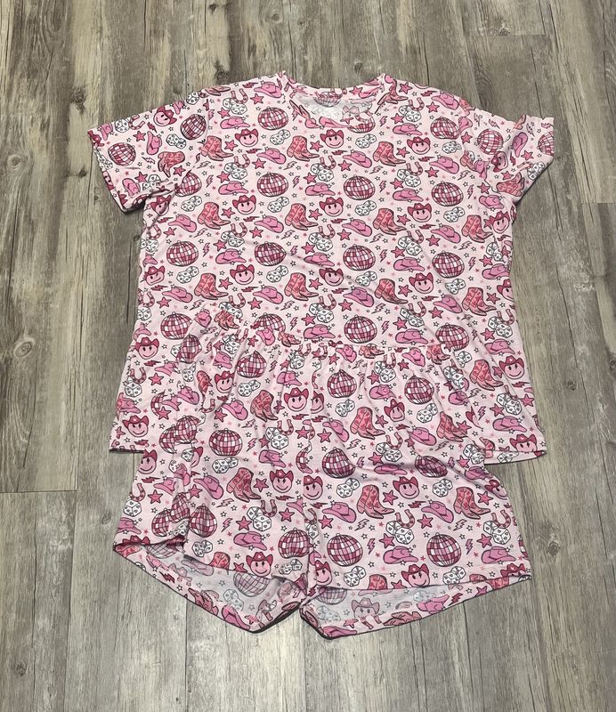 Giddy Up Jammie Short Set2XL