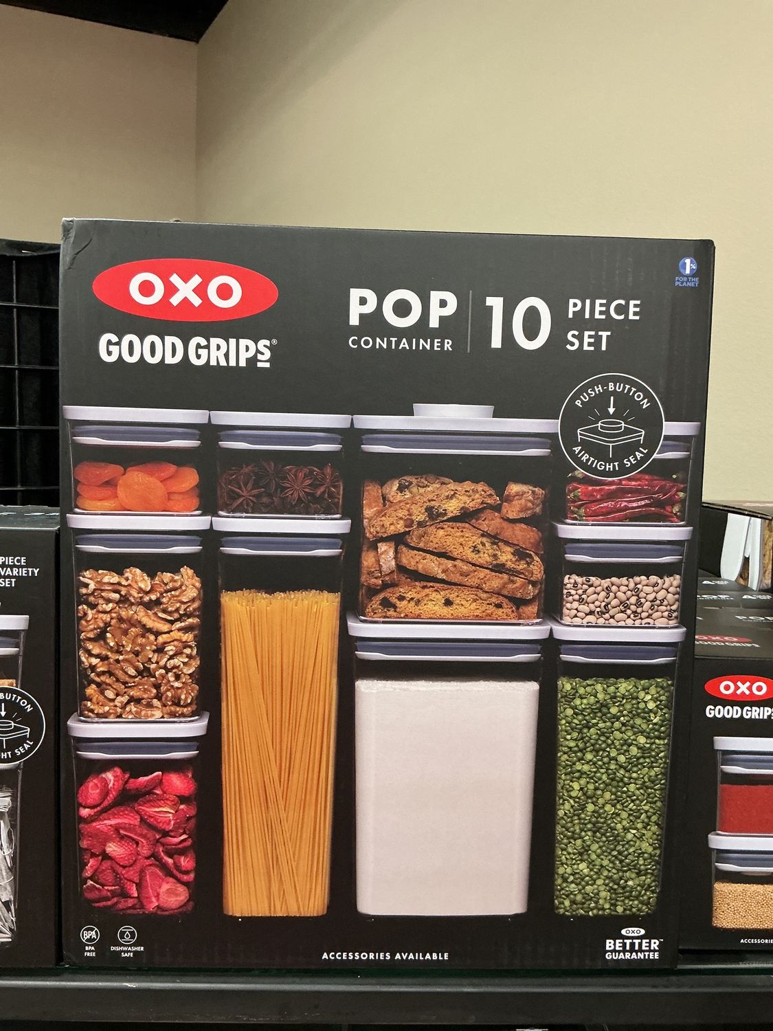 10pc pop container set
