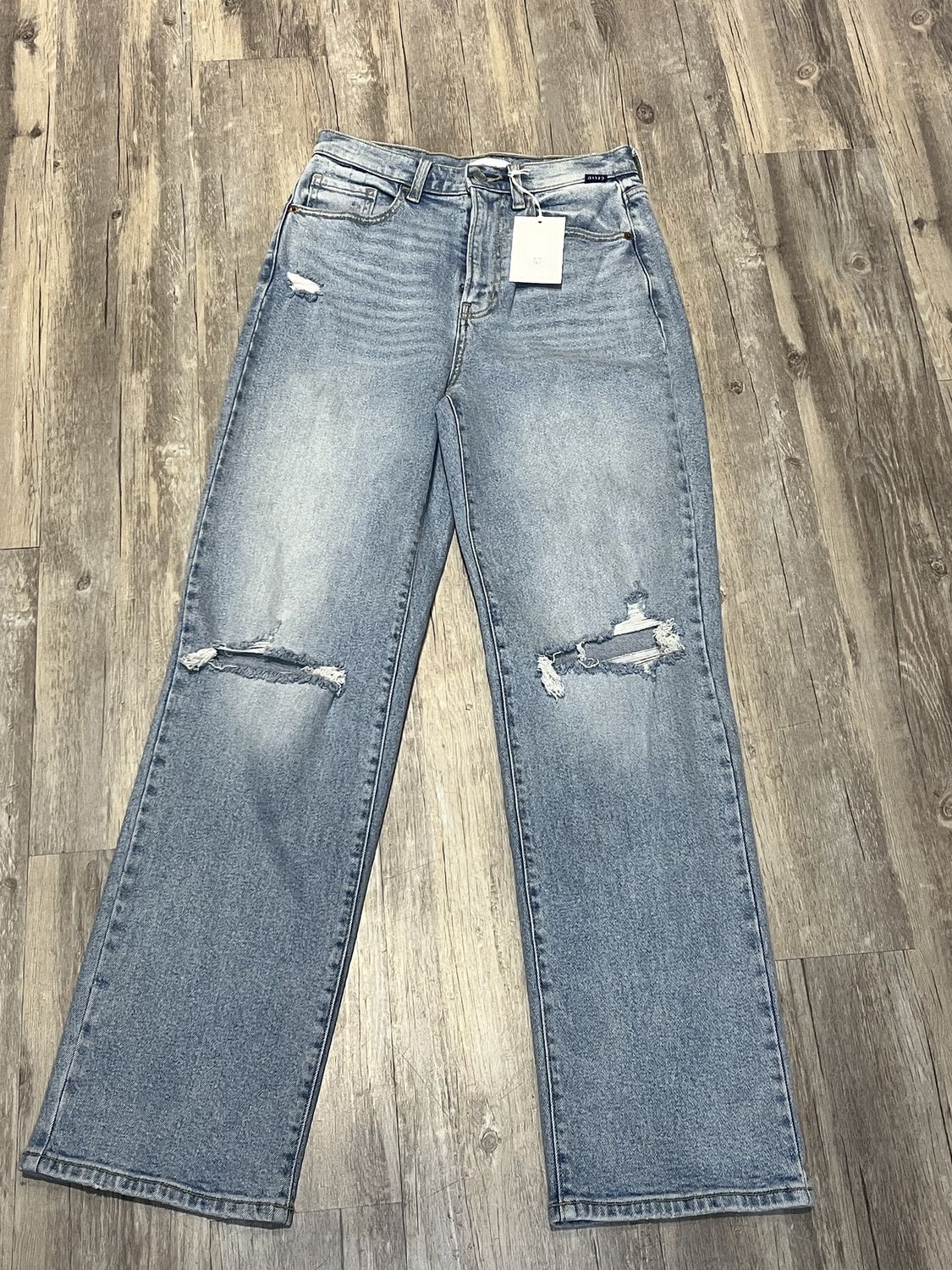 Super High Rise Dad Jean, Size: 5
