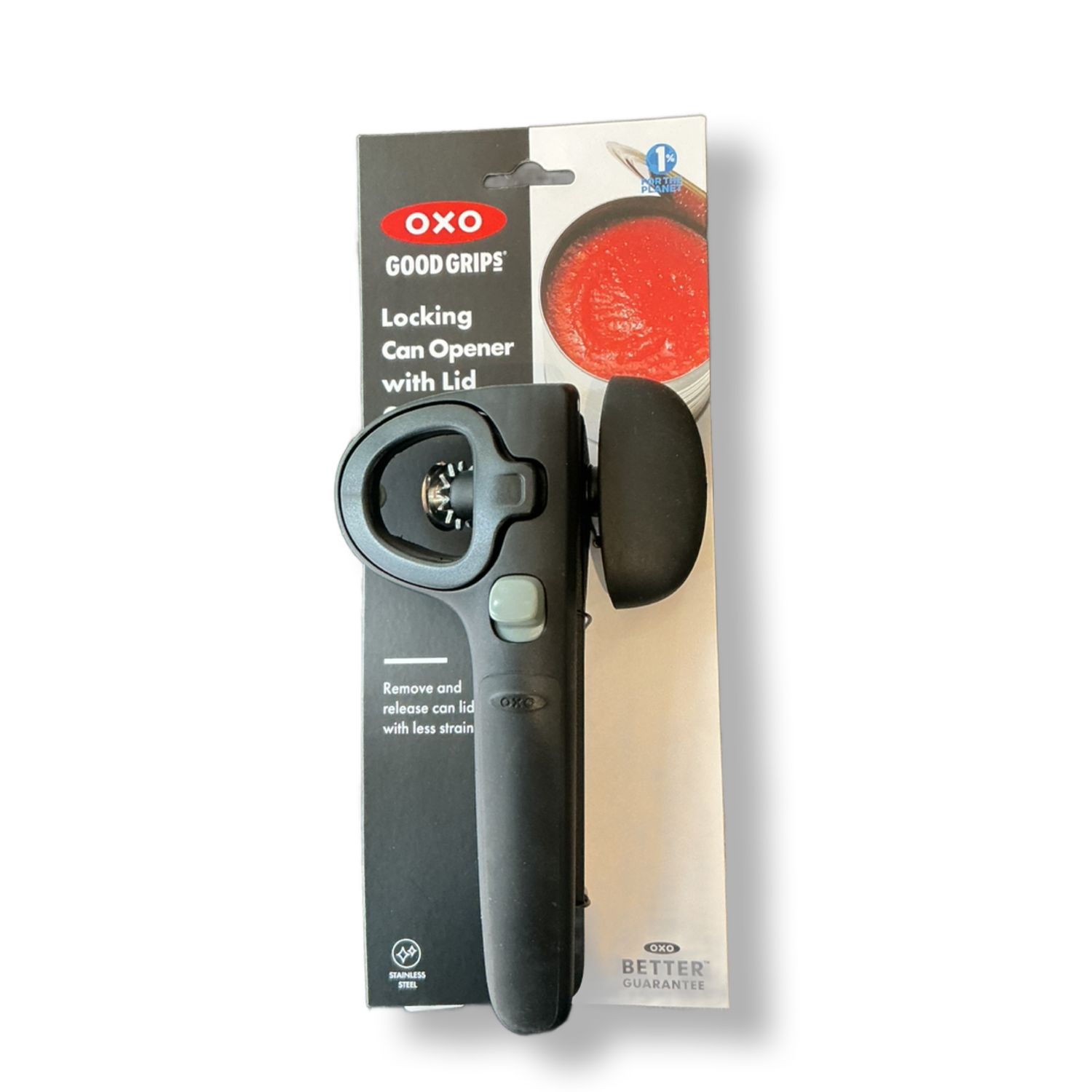 locking can opener w/ lidcatch