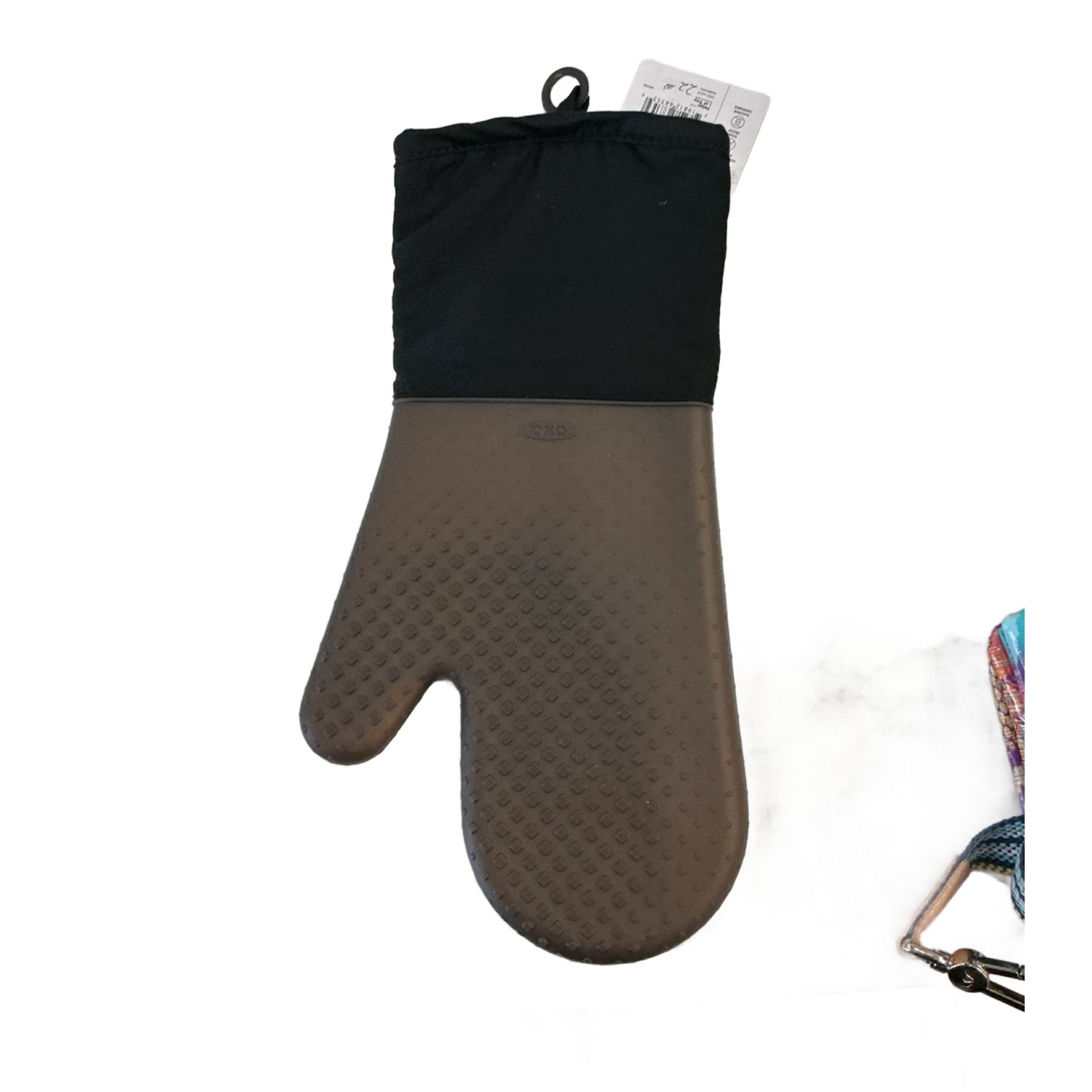 silicone oven mit black