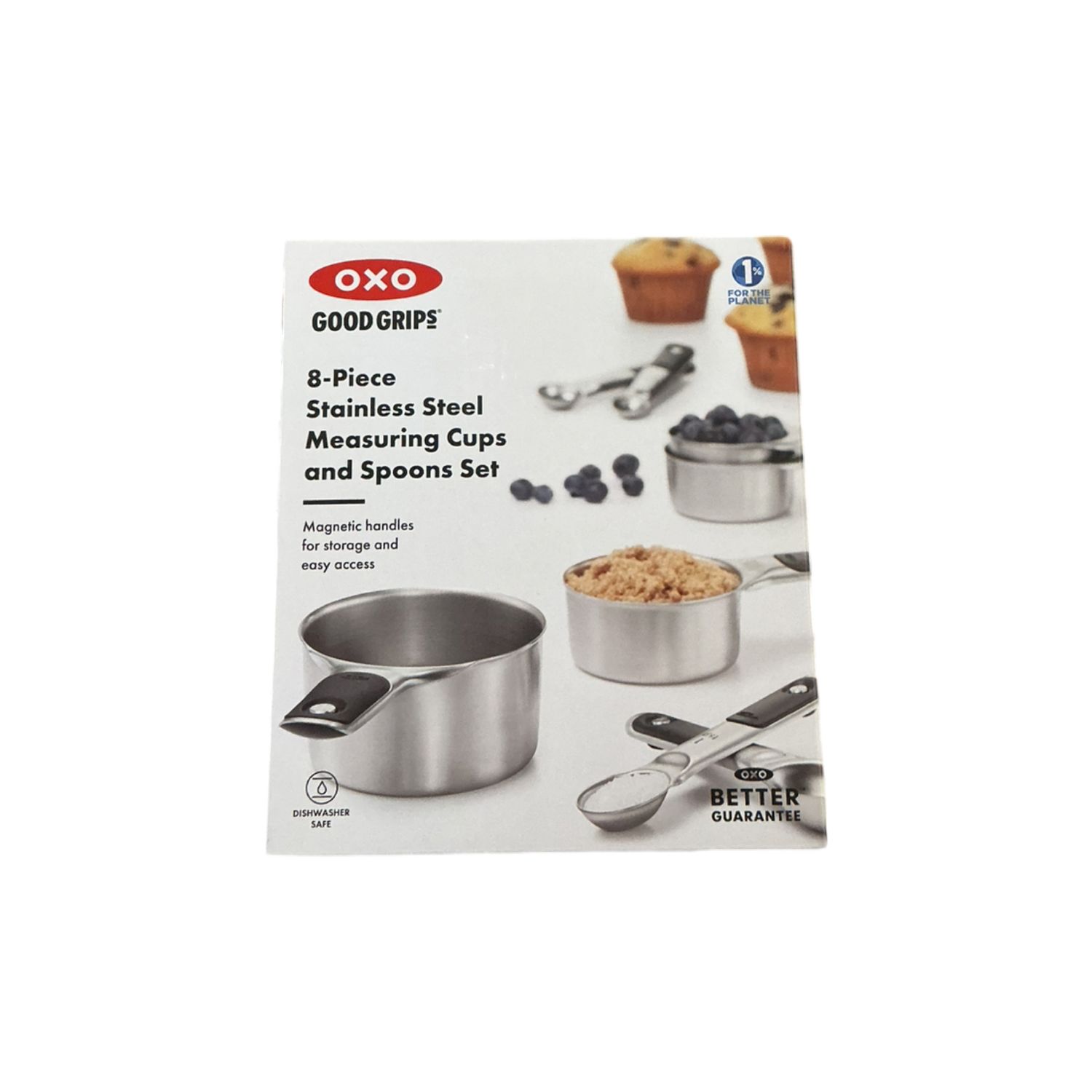 8pc stainless measuring set