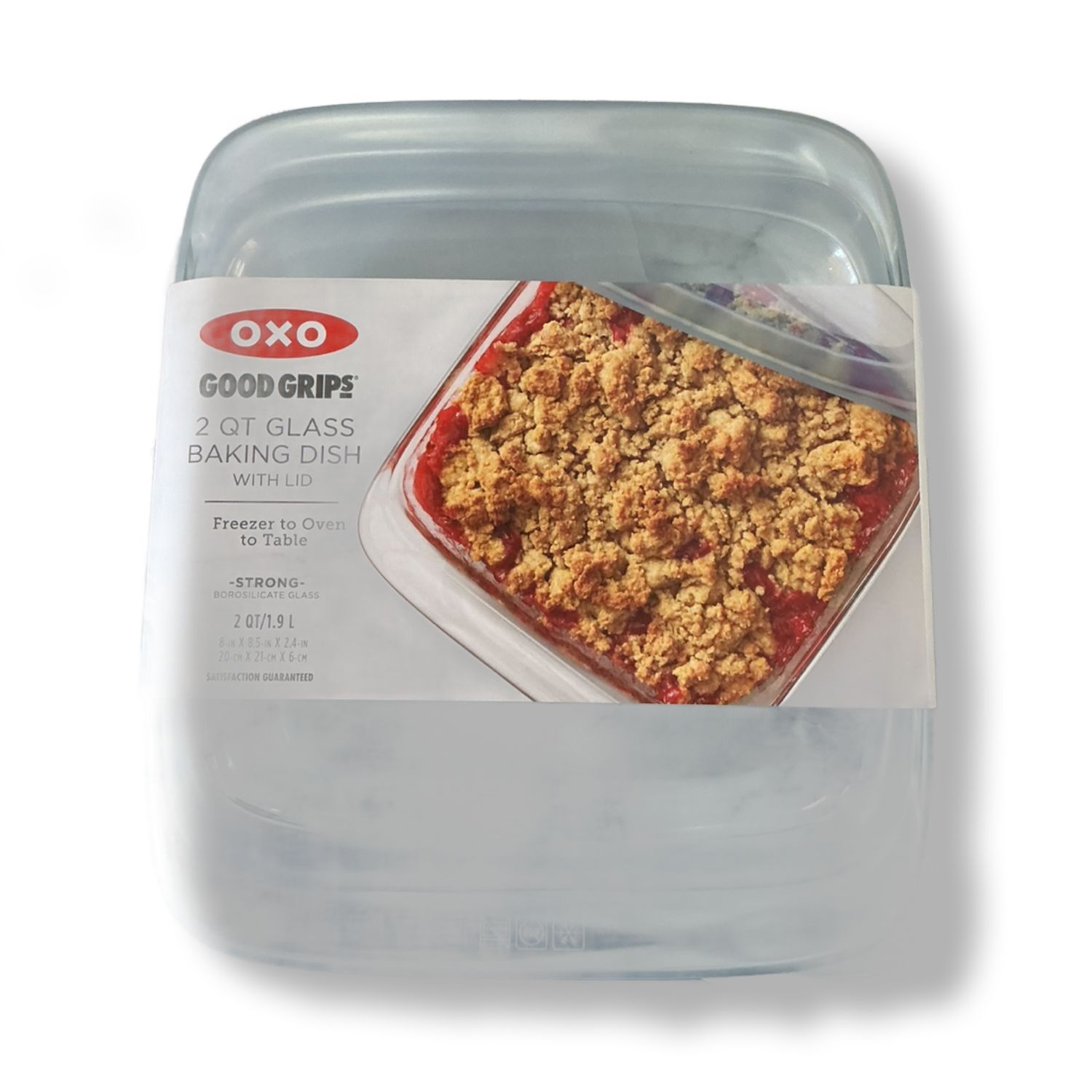 2qt baking dish w/lid