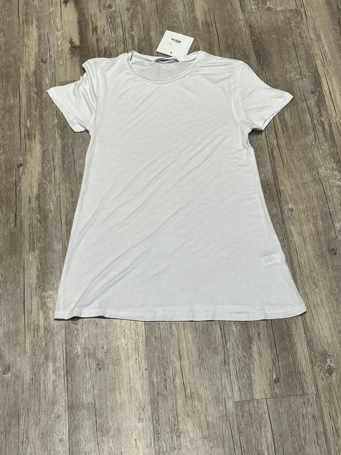 White Kasey Crew neck Top, Size: Small