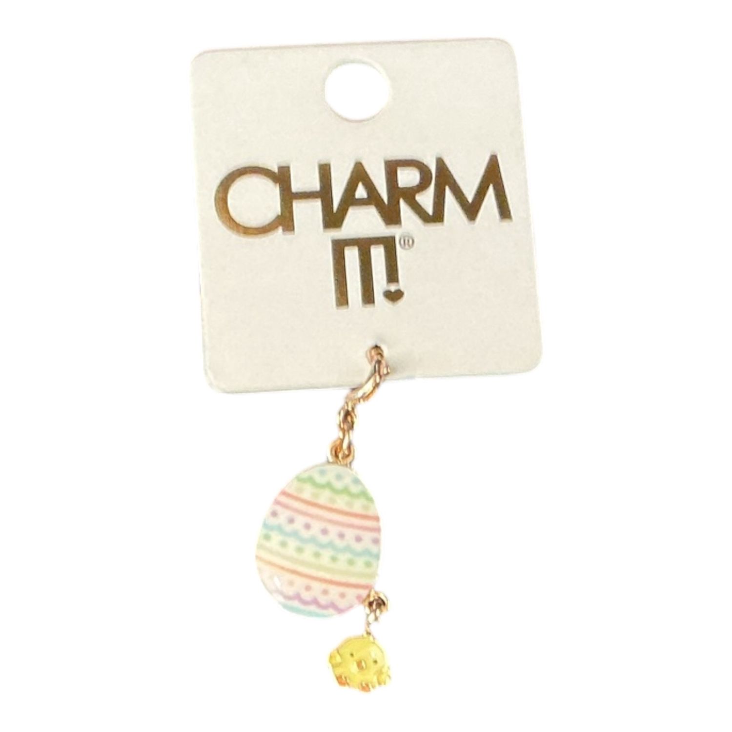 Gold Easter Egg Charm