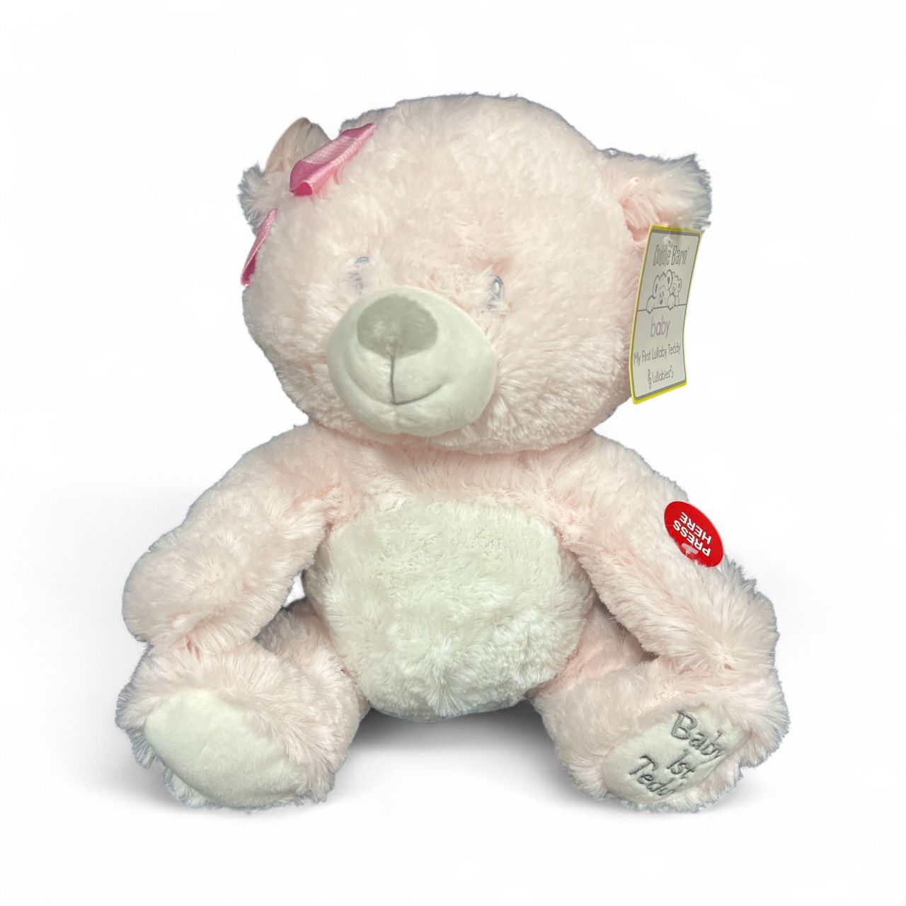 1st Lullaby Teddy  Pink